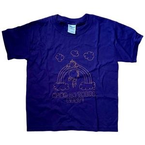 Unicorn “Hang In There Baby” Purple Tee - Youth S